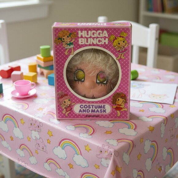 Vtg 1980s Hugga Bunch "Precious Hugs" Costume and Mask - NOS Deadstock w/ Origin - Picture 1 of 10